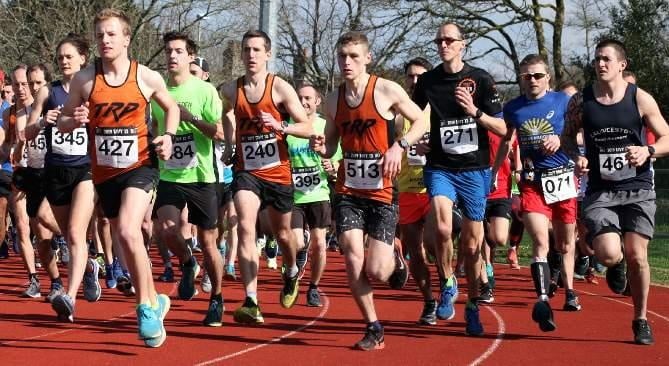 Runners taking part in the Tavy 13 in 2019