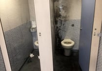 Vandals strike again and set fire to toiletspublic loos