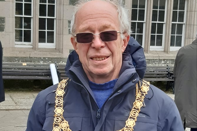 Mayor of Tavistock Andy Hutton