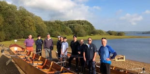 Roadford Lake rowers demonstrate oar-some spirit