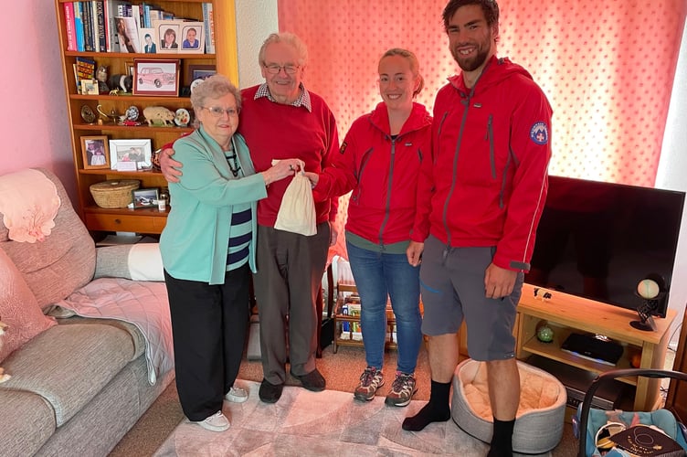 Fred and Pam May donate wedding money to Dartmoor charity