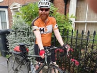 Man’s cycle across America for MS