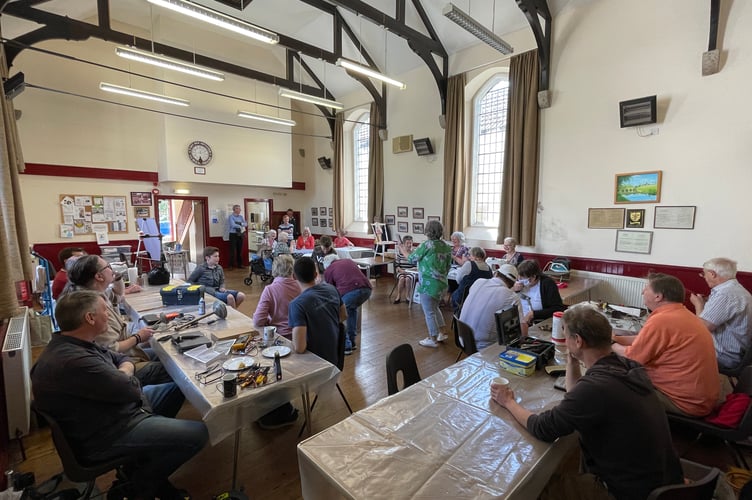 The Repair Cafe in full swing 
