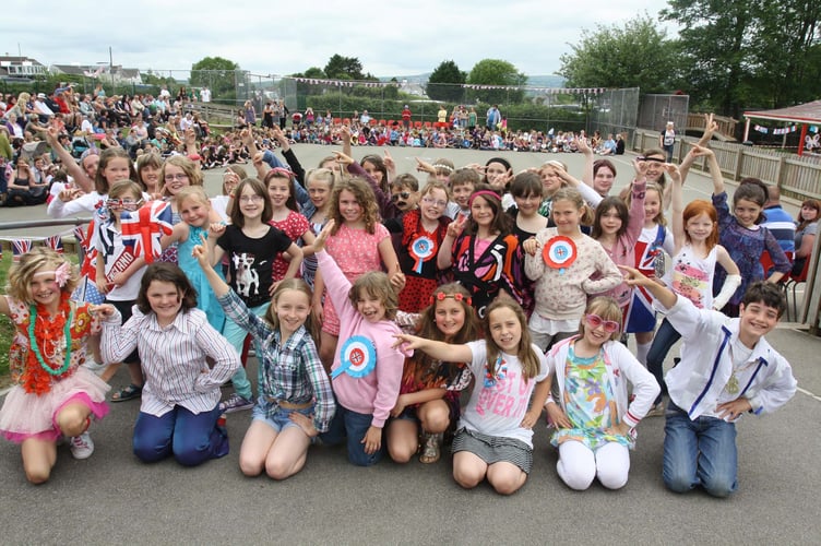 Callington cp celebrating the Diamond Jubilee witb their own Glee Club.