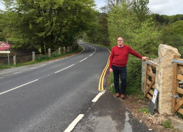 Mark Renders at Two Bridges on Dartmoor