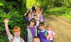 Mary Tavy’s walking bus is a great success