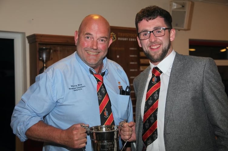 Club coach Joel Caddy with Hallam Bourton