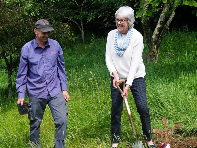 garden house jubilee tree planting

