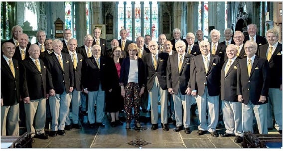 Male voice choir festive events