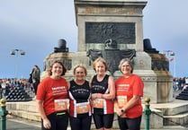 Half marathon surprise  for runner Annette, 70