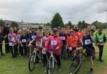 Fun on two wheels at first college event