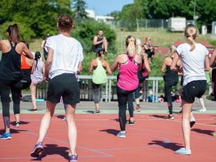 Air Ambulance Zumba party