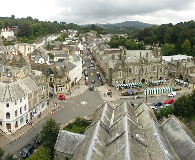 Tavistock in top 10 Devon towns