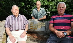 Repaired memorial bench unveiled after vandalims
