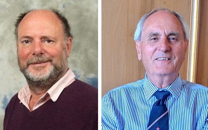 Cllrs Julian Brazil and John Hart (Images: DCC and LDRS)