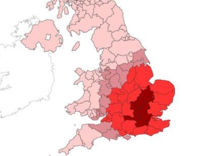Heatwave map August