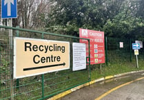 Tavistock recycling centre closure due to storm danger
