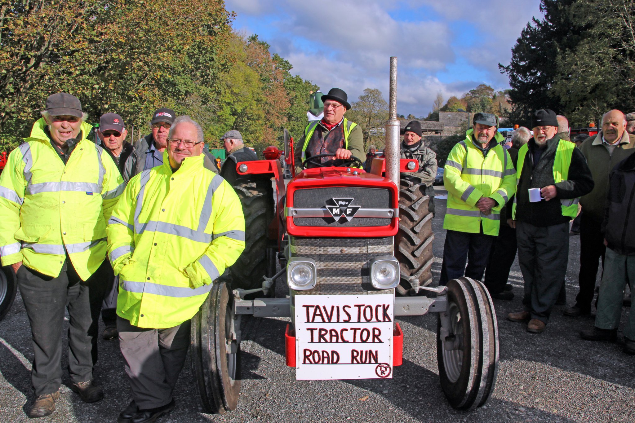 Tavistock charity tractor run in family memory