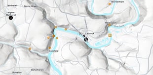 Sewage pours into River Tamar