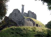 Okehampton Castle reduces opening for visitors