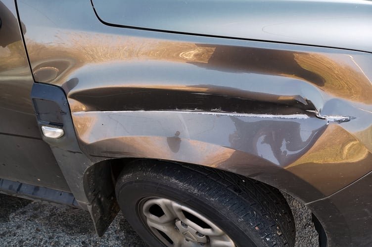 Car damage St Ann’s Chapel