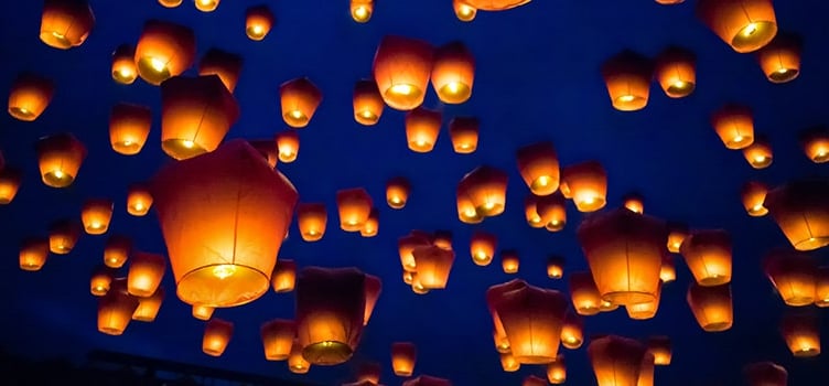 sky lanterns