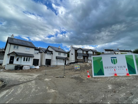 new housing at Calstock Bridge View