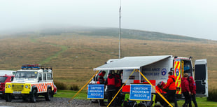 Dartmoor Search and Rescue team locate missing man on moors.