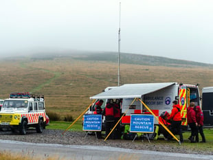Dartmoor Search and Rescue team locate missing man on moors.