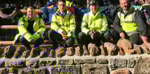 Collapsed Dartmoor Prison wall repaired after four years