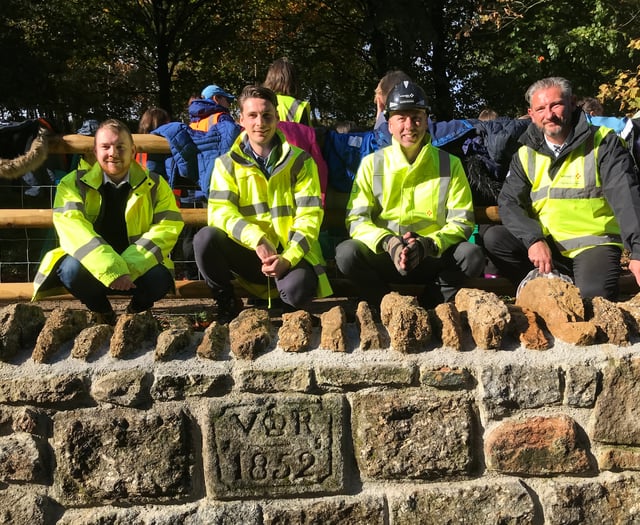 Collapsed Dartmoor Prison wall repaired after four years