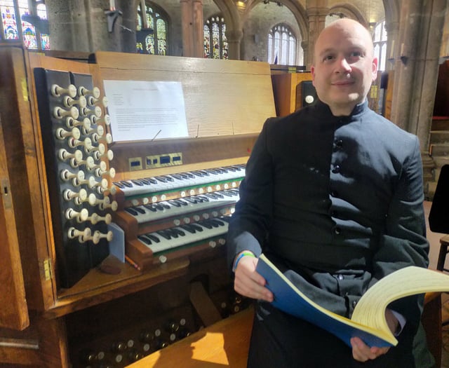 Church organist is bid a fond farewell at a special service