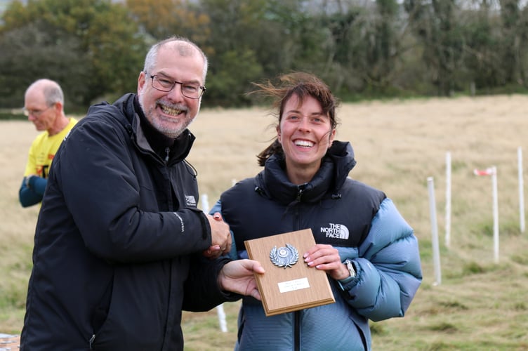 Tavy 7 female winner Nikki Kelly, Tavistock AC.jpg