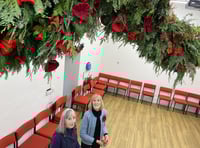 Giant Poppy Appeal garland opens to the public on Saturday.