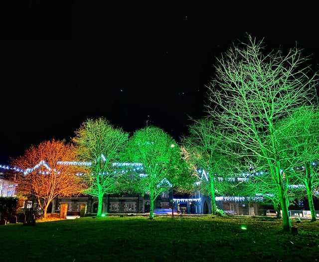 Sponsors ensure town is lit up for Christmas