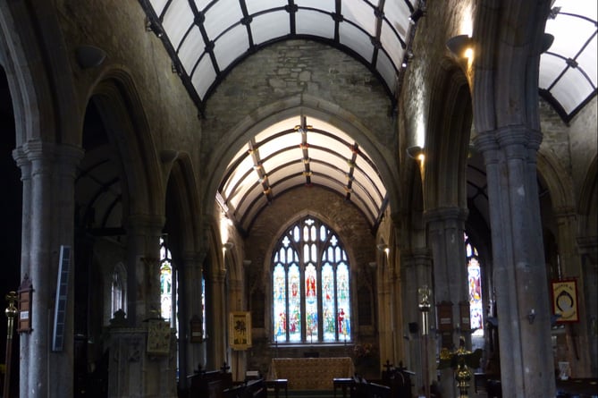 St Eustachius Church Tavistock inside