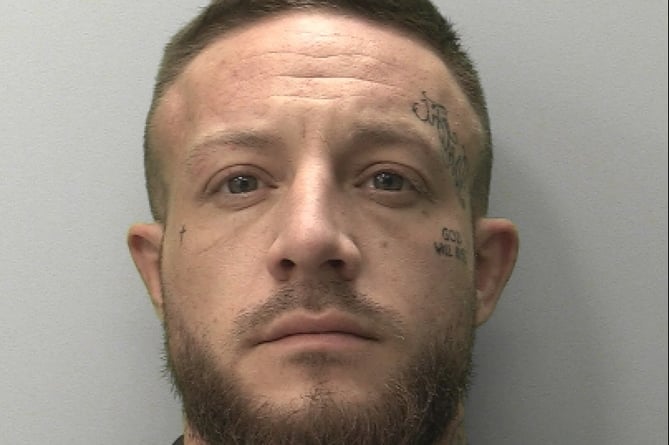 JAILED: Tobie Brophy, formerly of Chagford.
Police pic Dec 2023