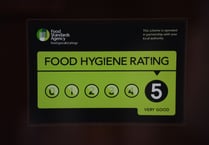 Food hygiene ratings given to 21 West Devon establishments