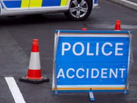 A38 shut in both directions for at least six hours as crash leaves electricity pole across road