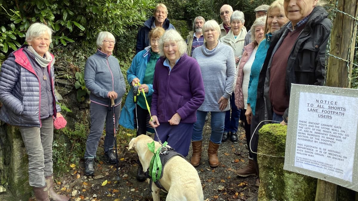 Middlemoor landowner responds to path protesters' fears. tavistock