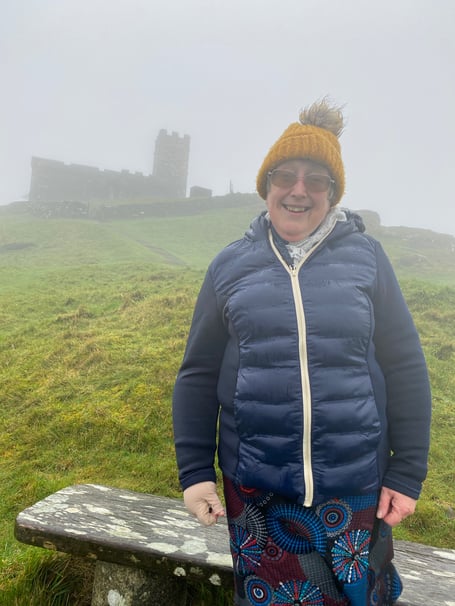 Rev Hazel Butland, curate of St Michael's Church, Brentor