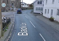 Building collapsed in Callington blocking main A388