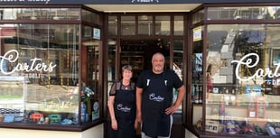 Comedian Paul Merton calls in to Tavistock shop