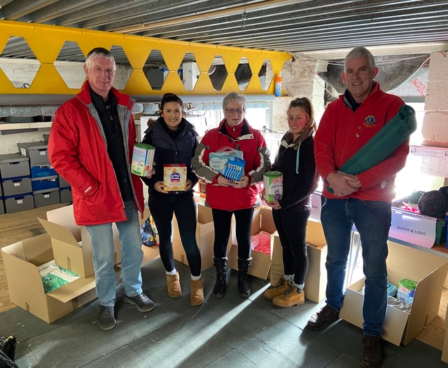 Tavistock Lions  begin pooling donations for latest Ukraine appeal 