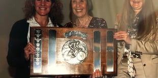 Cyclists presented with medals at luncheon