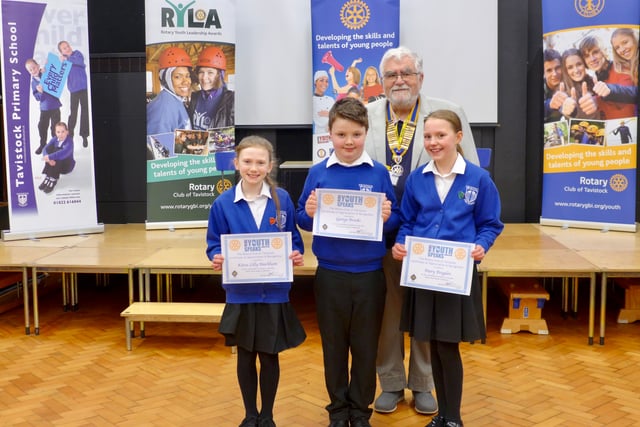 Tavistock Rotary Club Youth Speaks winners