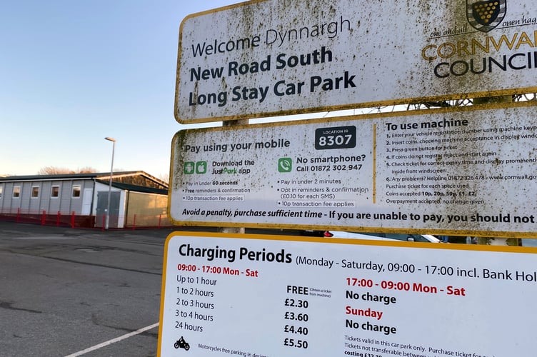 Callington car park 