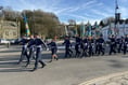 Air Cadets parade the town streets