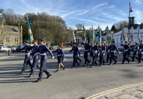 Air Cadets parade the town streets