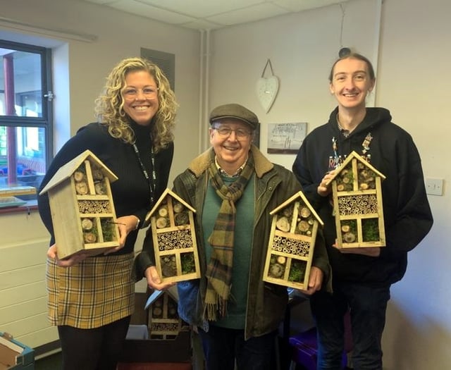New bug hotels boost school’s eco drive